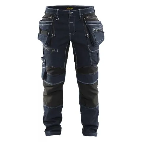 BLAKLADER WERKBROEK X1900 19908999 MAR.BLW/ZWART MT C56