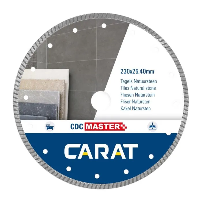 CARAT DIAMANTBLAD 230MM 25.4MM          CDC MASTER  VOOR VLOER EN WANDTEGELS