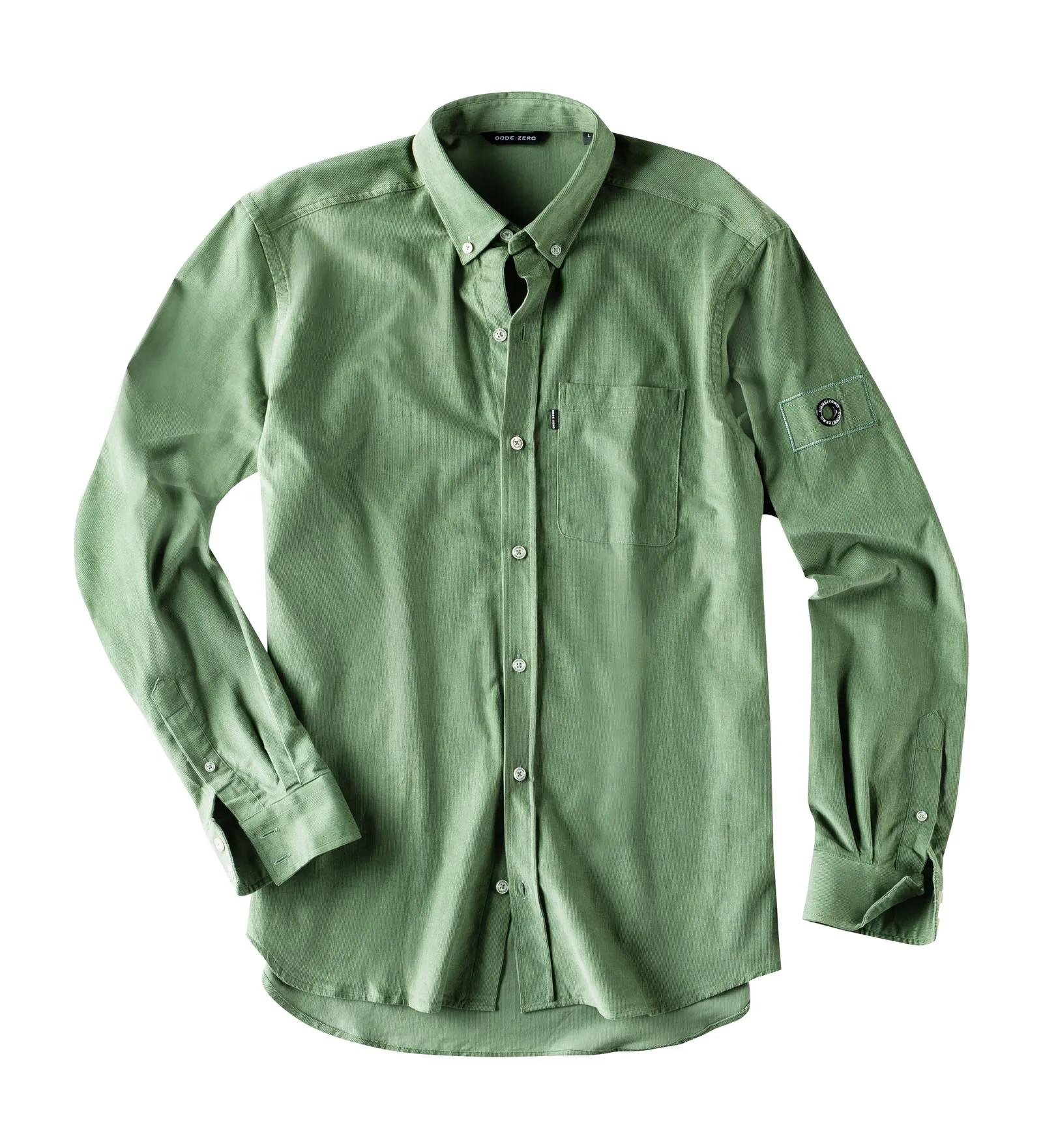 CODEZERO CORDUROY OVERHEMD HEREN RIB