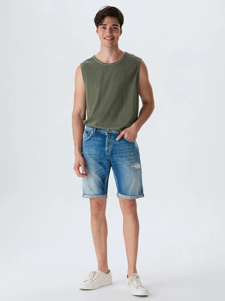 Corvin Jeans Slim Bermuda