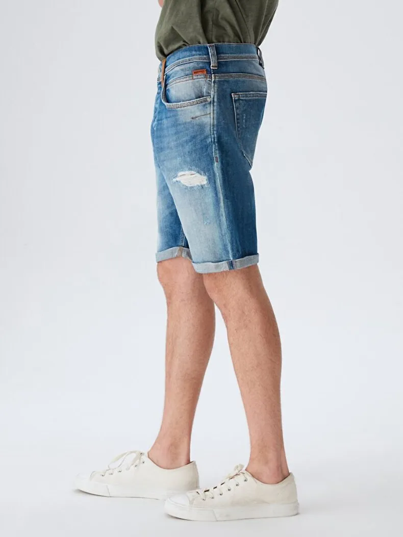 Corvin Jeans Slim Bermuda