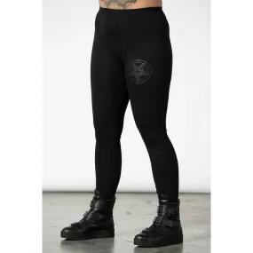 Damesbroek (legging) KILLSTAR -Terminal Force Running - Zwart