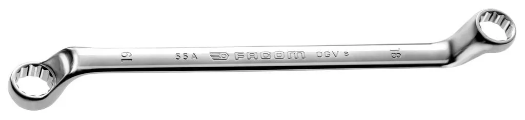 FACOM DUBBELGEBOGEN 12KANT RINGSLEUTEL 46×50 MM – 55A.46X50