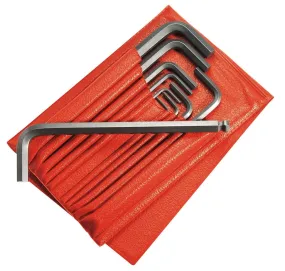 Facom set 10 inbussleutels 6-kant, in etui, inch maten – 83H.JU10