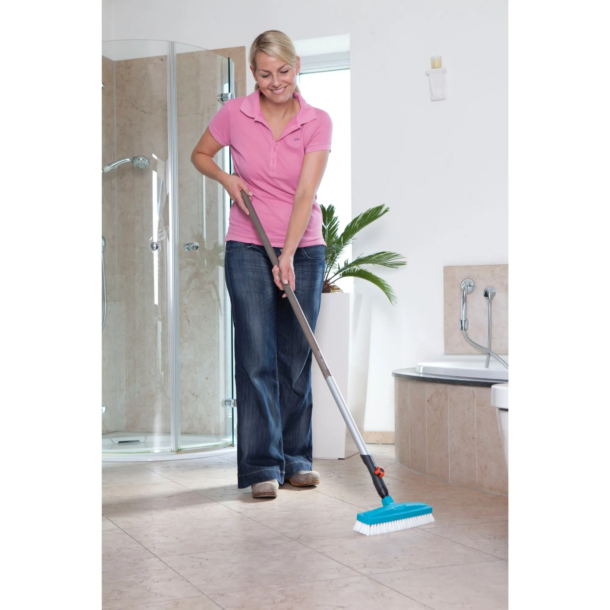 GARDENA COMBISYSTEM SCHROBBER (TURQUOISE/WIT, 363920)