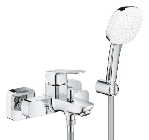 GROHE CUBEO BADMENGKRAAN MET DOUCHESET EN SKOPPELINGEN