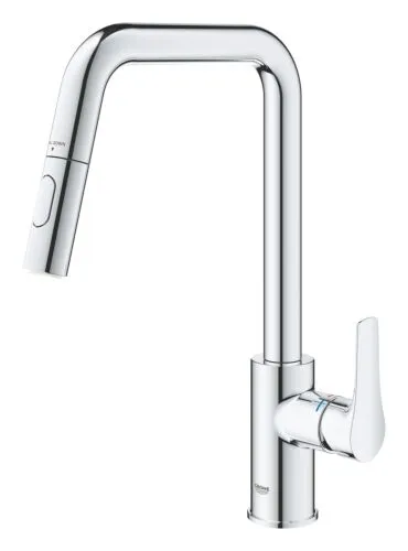 Grohe Eurosmart uittrekbare keukenmengkraan dual Spray chroom