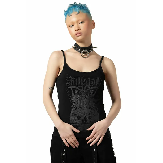 HEMDJE VOOR DAMES KILLSTAR  DEIMOS STRAPPY  ZWART