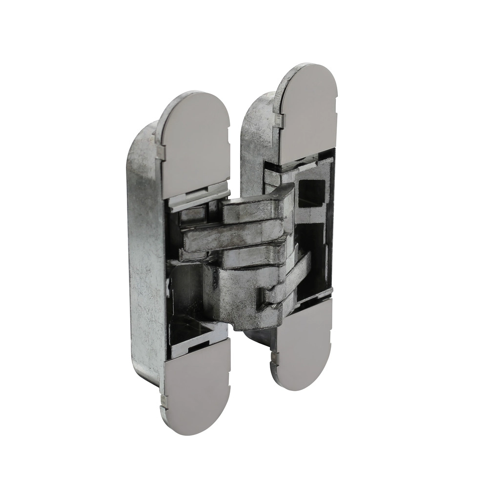 Intersteel Scharnier Zamac 130x30 3D Verstelbaar Binnenwerk Verzinkt - Vernikkelde Afdekkappen