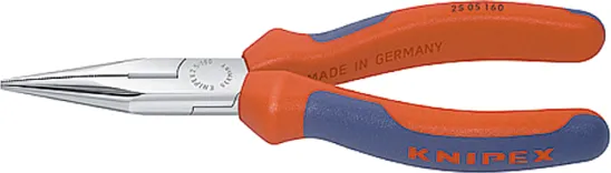 KNIPEX RADIOTANG RECHT INCLUSIEF ZIJSNIJDER 160MM TYPE 2505160