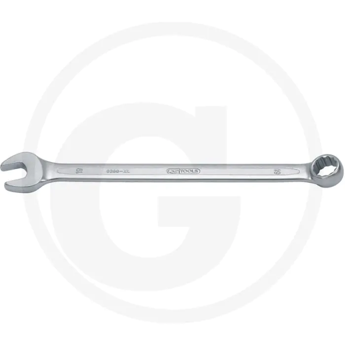 KS TOOLS XL RINGSTEEKSLEUTEL, GEBOGEN, 23 MM  FLANKTRACTIONPROFIL, 15° MAULSTELLUNG