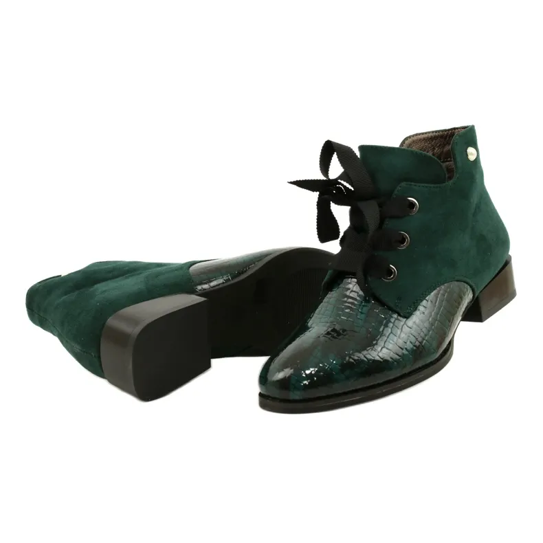 M.DASZYńSKI CHELATED CHELSEA BOOTS DASZYńSKI SA1979 GROEN GROENTE