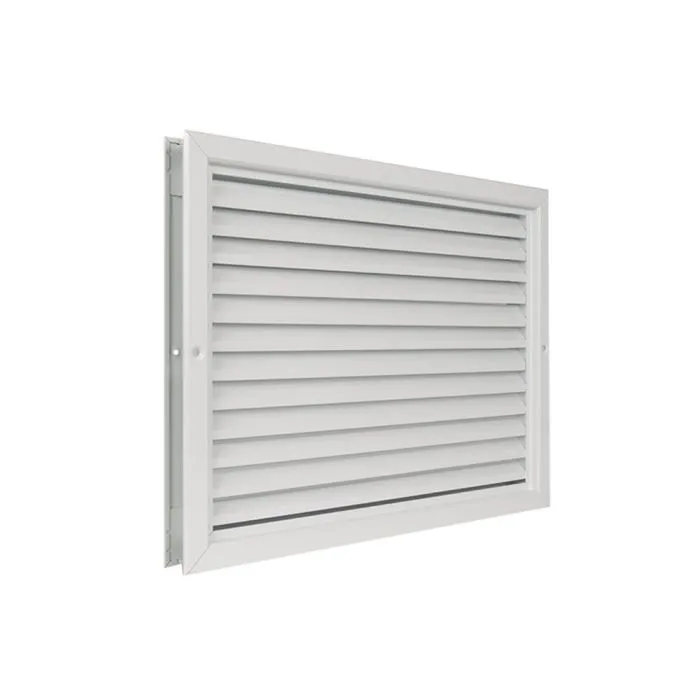 Nedco BV Deurventilatierooster 445x345mm aluminium wit