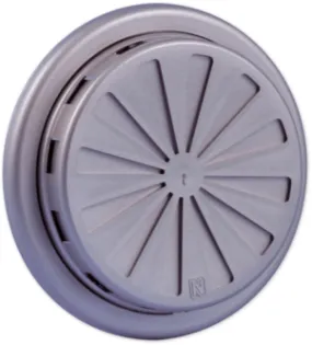 Nedco ventilatierooster verstelb. Ø 100-150 mm alum.