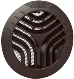 Nedco ventilatierooster Ø 125 mm met gaas+klem bruin