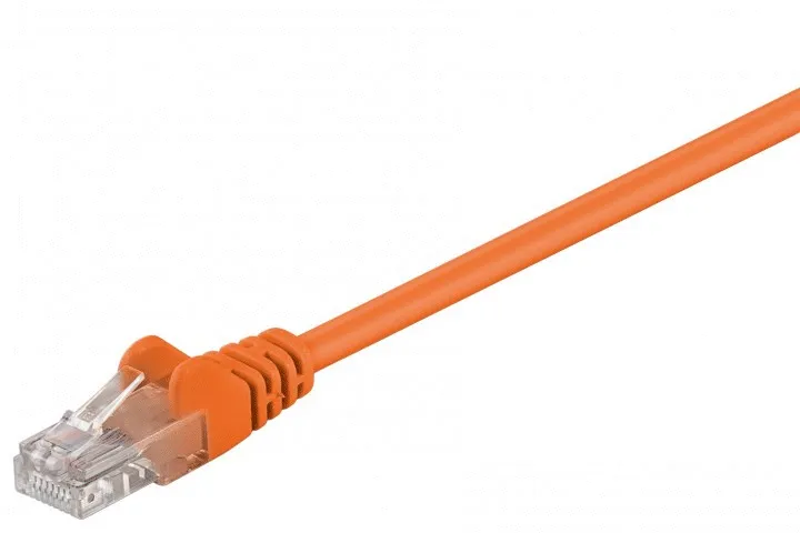 PATCH CAT5 UTP KABEL 2XRJ45 1.50 MTR ORANJE