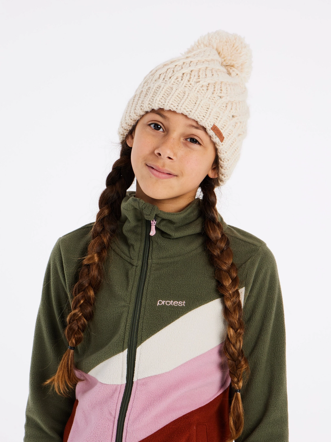 Vest Protest Girls Prtpelican Jr Fullziptop Uluru Rust