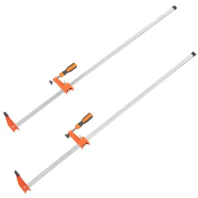 VEVOR houtbewerkingspaalklemmen, 2 stuks 914,4 mm klem/spreider, snelwisselbare F-klem met belastingslimiet van 272 kg, keeldiep