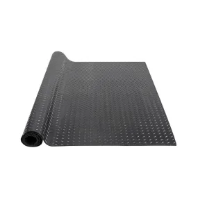 VEVOR rubberen mat 2465 x 1236 mm vloermat SBR rubberen vloerbedekking 3 mm dikke noppenmat diamant traanplaat vloermat antislip