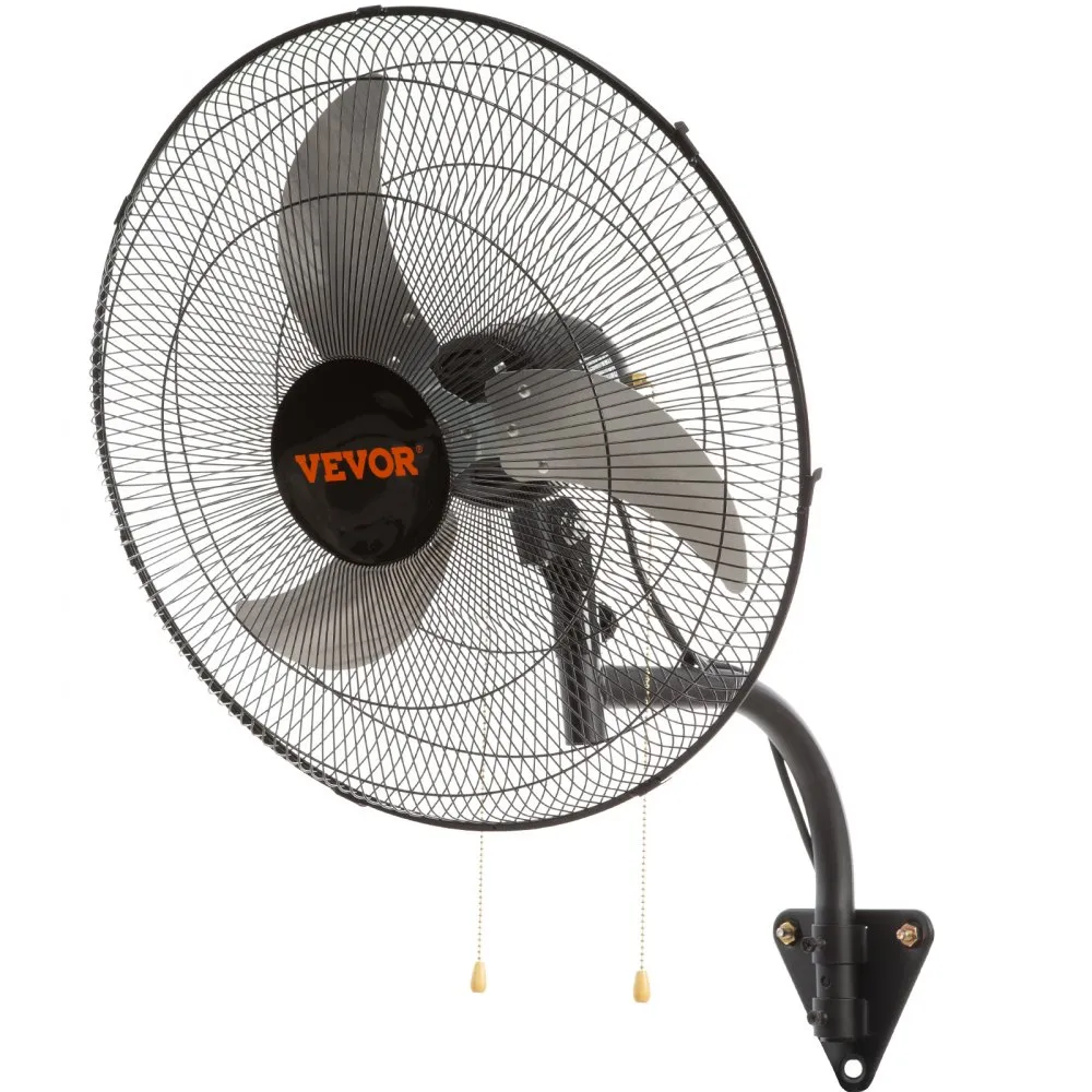 VEVOR wandventilator, 17,5" wandventilator 4000 CFM 3 snelheden residentiële en commerciële ventilator voor het koelen van 