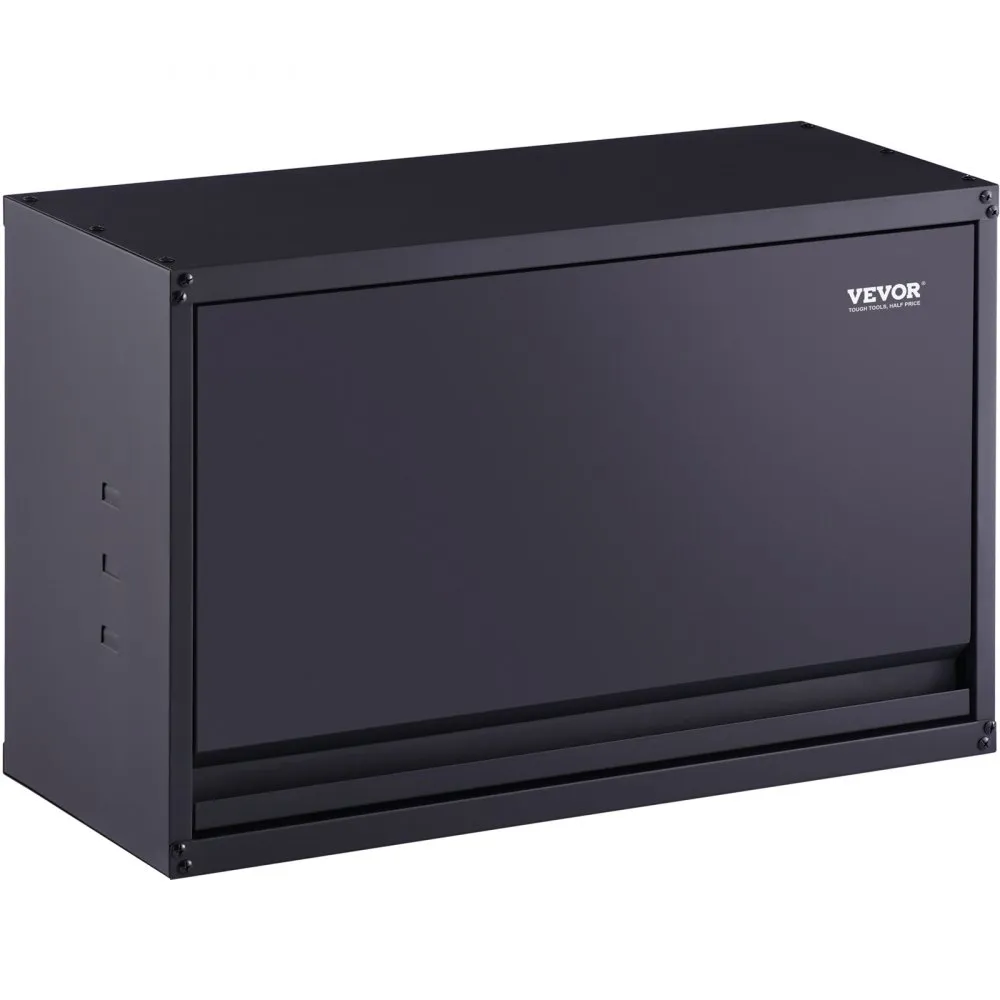 VEVOR werkplaatswandkast 77 x 31,8 x 50 cm wandkast 108 kg totaal draagvermogen (2 planken) werkplaatskast van 0,6 mm dikke SPCC
