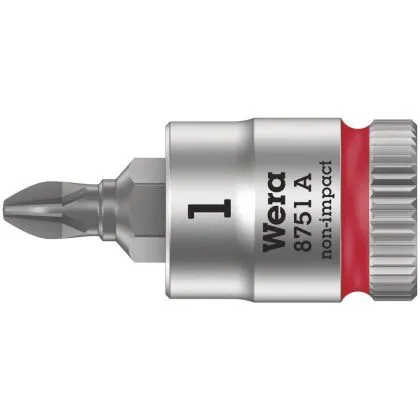 WERA 8751 A ZYKLOP PHILIPS BITDOP 1/4" PH1X28MM  003350