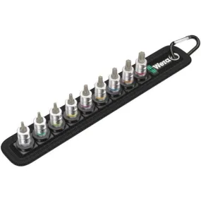 Wera - Belt A 3 HF Zyklop - 9-delige bitdoppenset vasthoudfunctie op gordel - torx - 1/4"